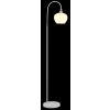 Globo Maxy Golvlampa Krom, Vit, 1-ljuskällor