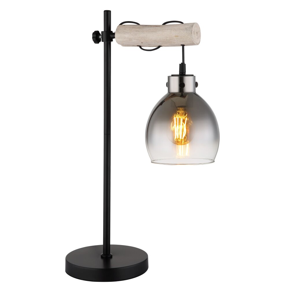 Globo Ryan Bordslampa Naturfärger, Svart, 1-ljuskällor main product photo