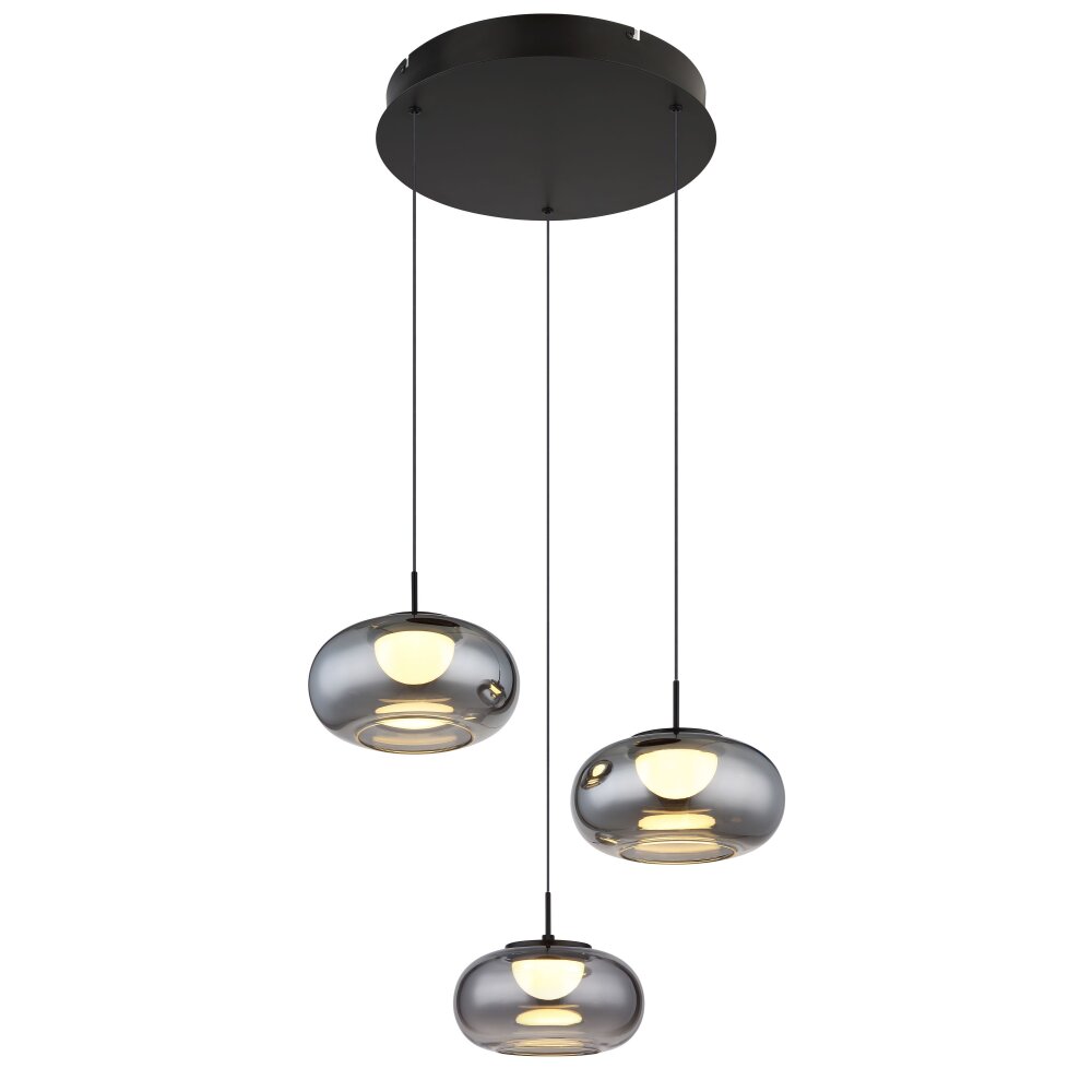 Globo Quintara Pendellampa LED Svart, 1-ljuskällor main product photo