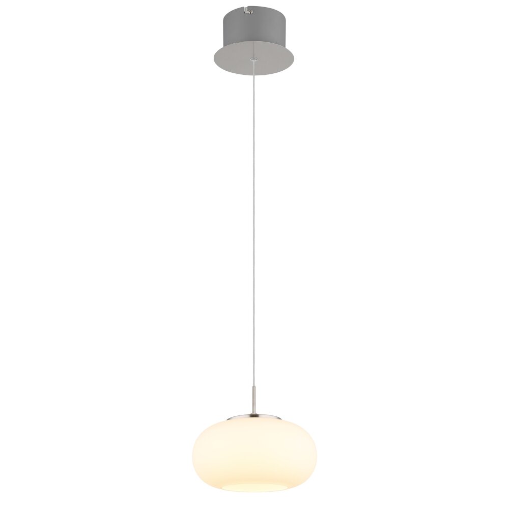 Globo Quintara Pendellampa LED Nickel matt, 1-ljuskällor main product photo