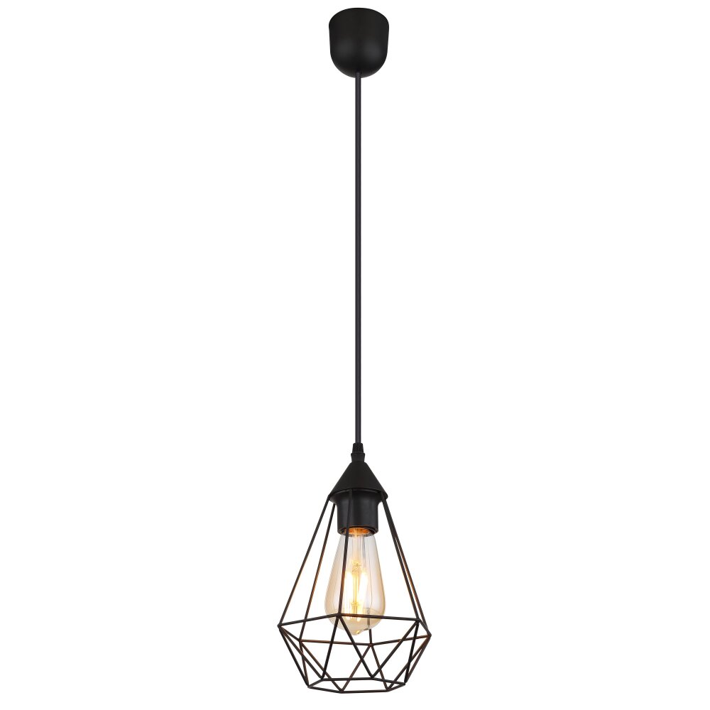 Globo Zachary Pendellampa Svart, 1-ljuskällor main product photo