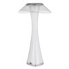 Globo Ambra Bordslampa LED Krom, Genomskinlig, klar, 1-ljuskällor