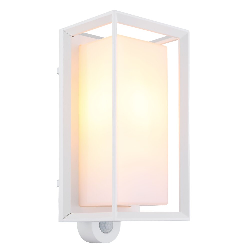 Globo Logana Utomhusbelysning Vit, 1-ljuskällor, Rörelsedetektor main product photo