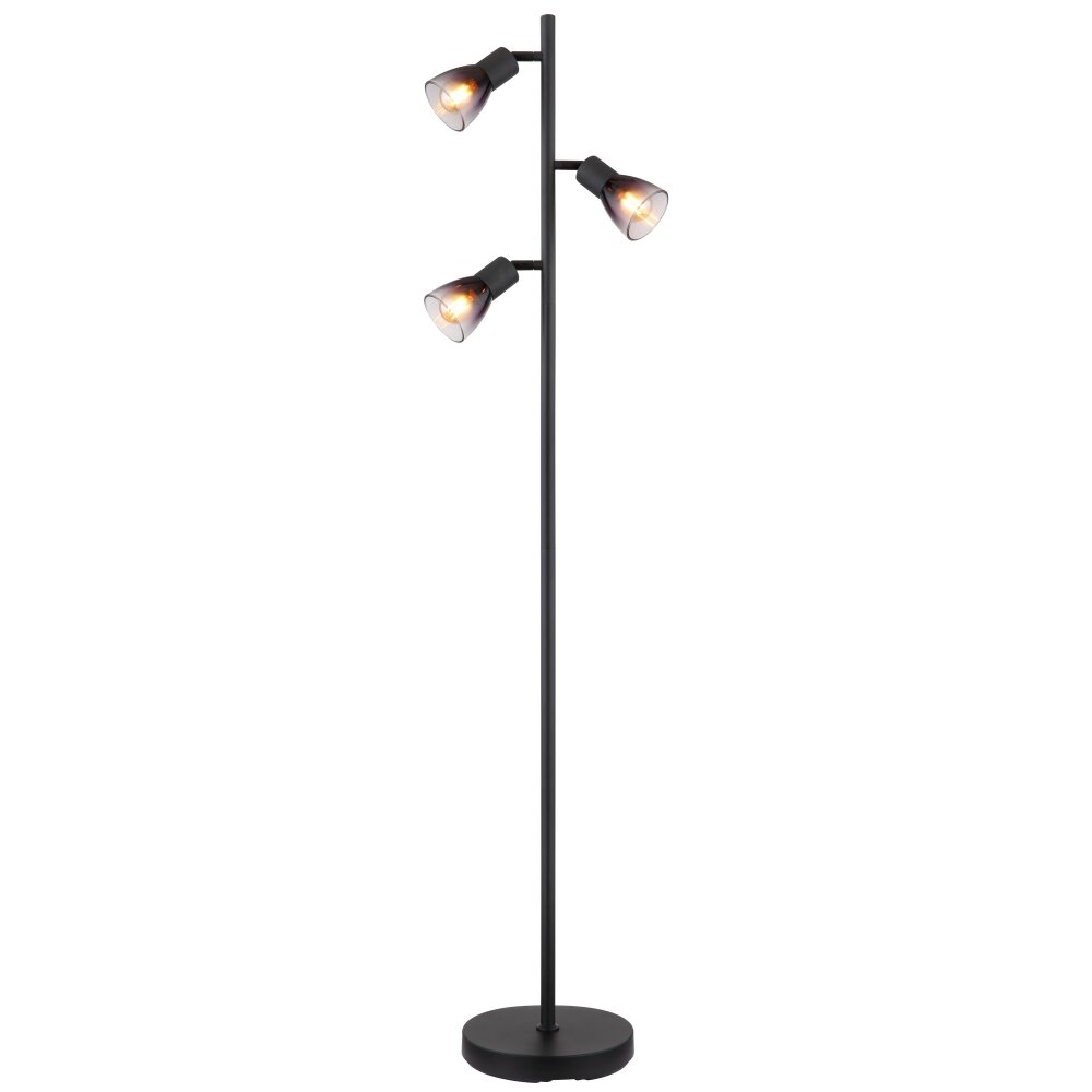 Globo Satella Golvlampa Svart, 3-ljuskällor main product photo