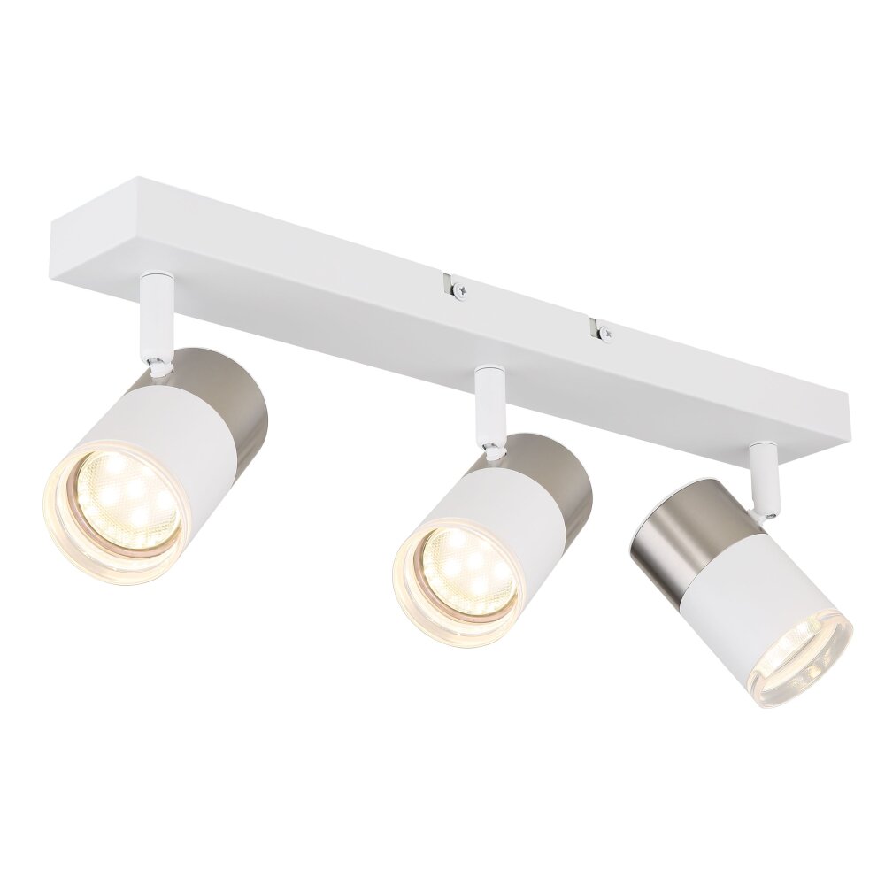 Globo Brisbon Taklampa, Takstrålkastare, Vägglampa, Väggspotlight Vit, 3-ljuskällor main product photo