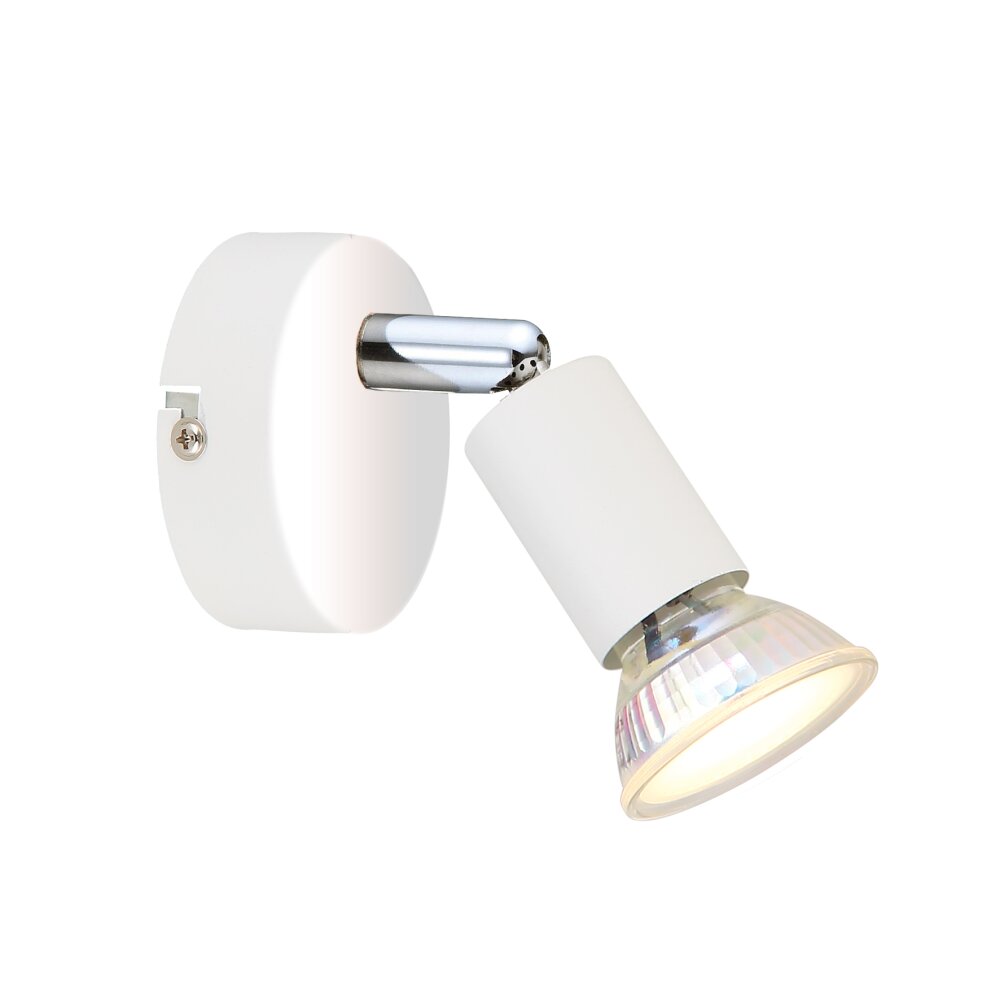 Globo Matrix Taklampa, Takstrålkastare, Vägglampa, Väggspotlight Krom, Vit, 1-ljuskällor main product photo