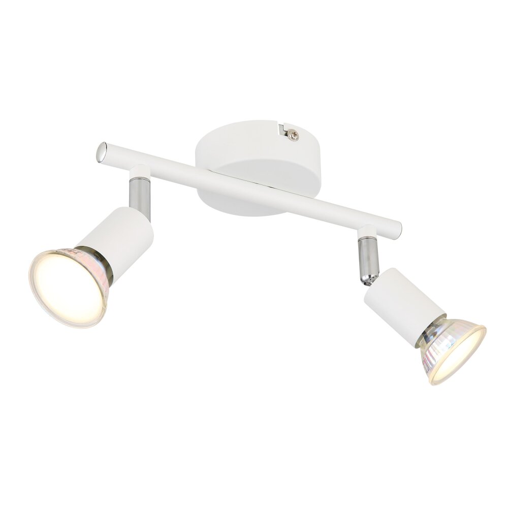 Globo Matrix Taklampa, Takstrålkastare, Vägglampa, Väggspotlight Vit, 2-ljuskällor main product photo
