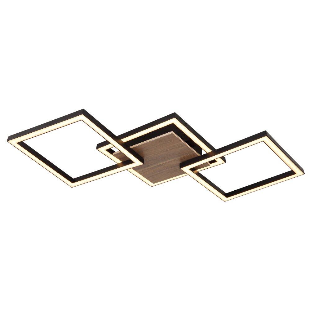 Globo Kaden Taklampa LED Naturfärger, Svart, 1-ljuskällor main product photo