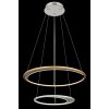 Globo Umbra Pendellampa LED Guld, Silver, 1-ljuskällor, Fjärrkontroll