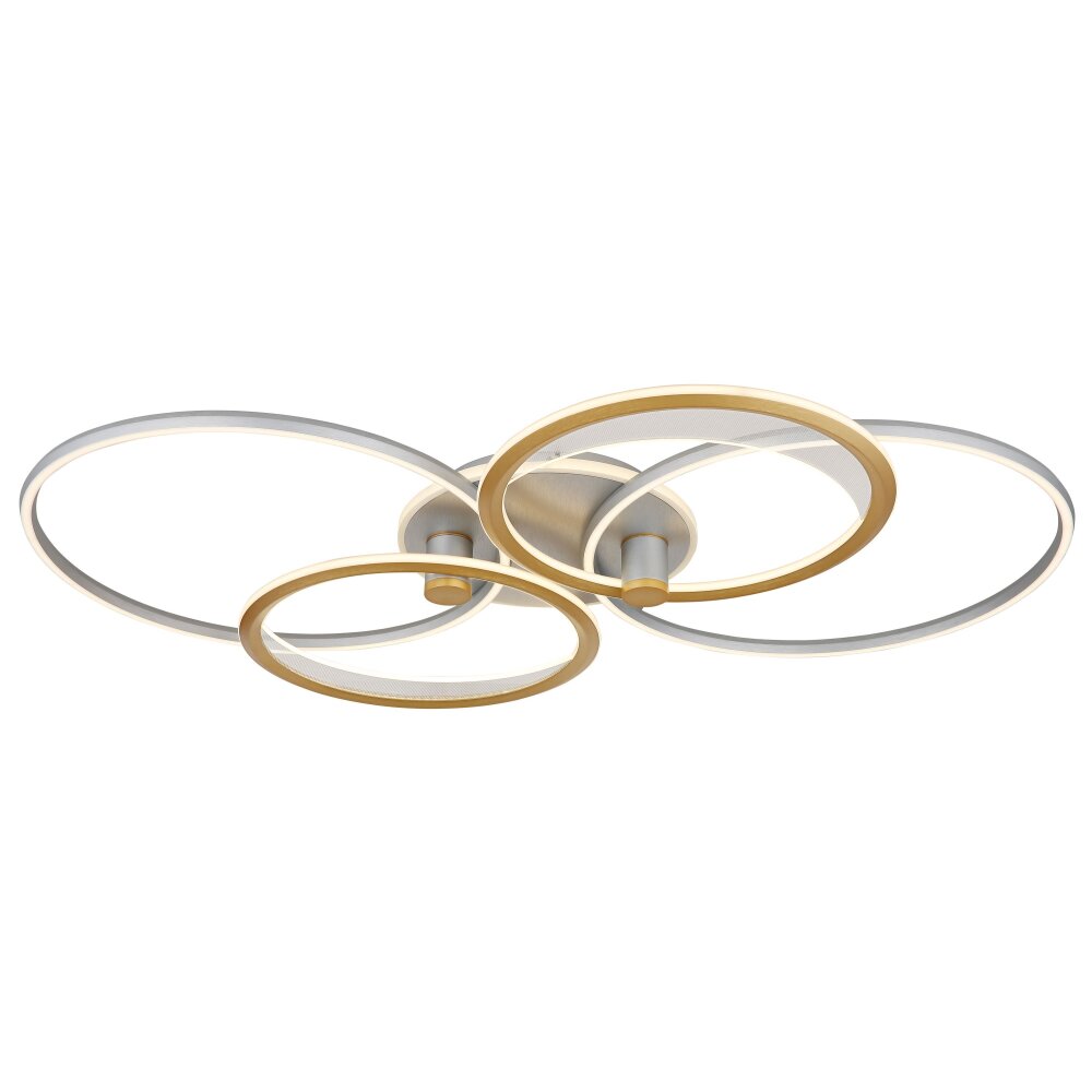 Globo Umbra Taklampa LED Guld, Silver, 1-ljuskällor, Fjärrkontroll main product photo