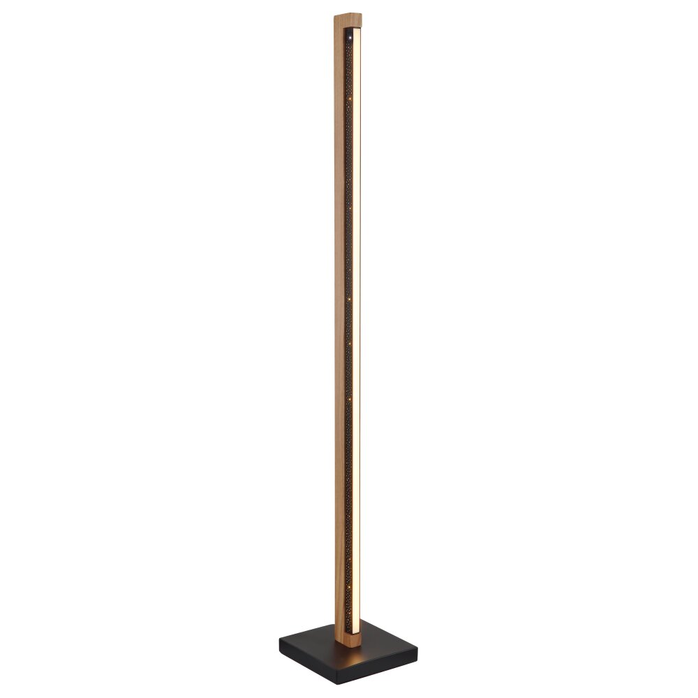 Globo Starla Golvlampa LED Mörkbrun, Svart, 1-ljuskällor main product photo
