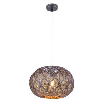 Globo Solera Pendellampa Silver, 1-ljuskällor Globo Solera Pendellampa Silver, 1-ljuskällor