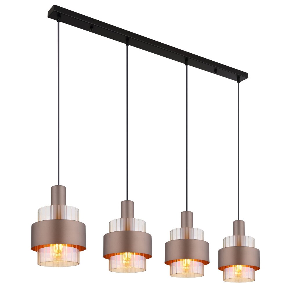 Globo Milley Pendellampa Svart, 4-ljuskällor main product photo