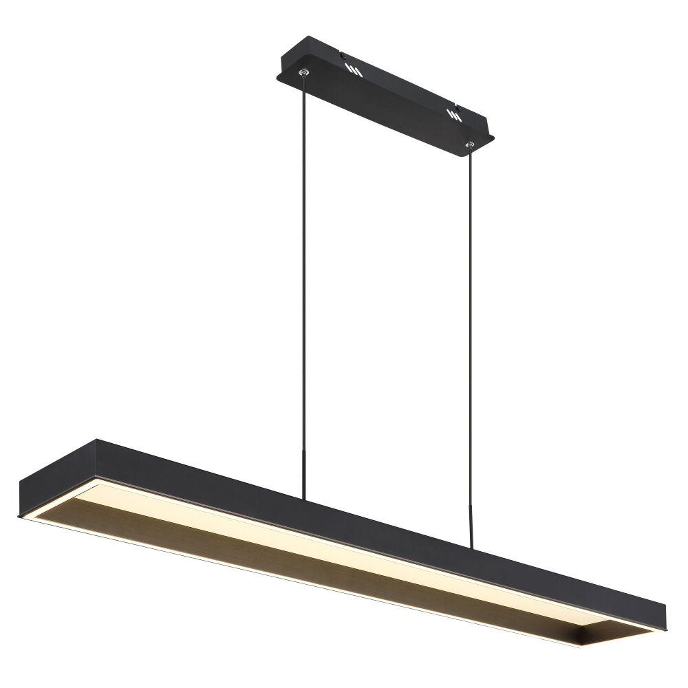 Globo Sola Pendellampa LED Svart, 1-ljuskällor, Fjärrkontroll main product photo