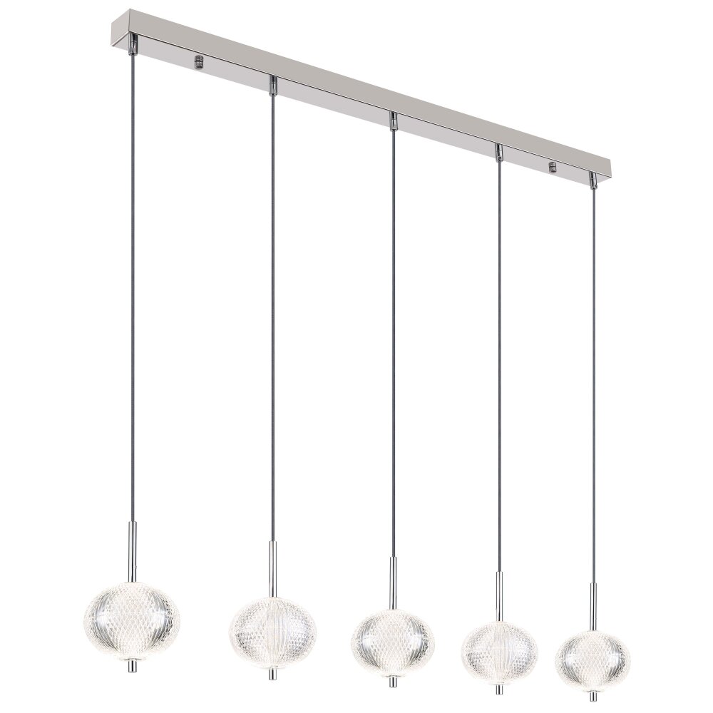 Globo Aida Pendellampa LED Krom, 1-ljuskällor main product photo