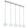 Globo Aida Pendellampa LED Krom, 1-ljuskällor