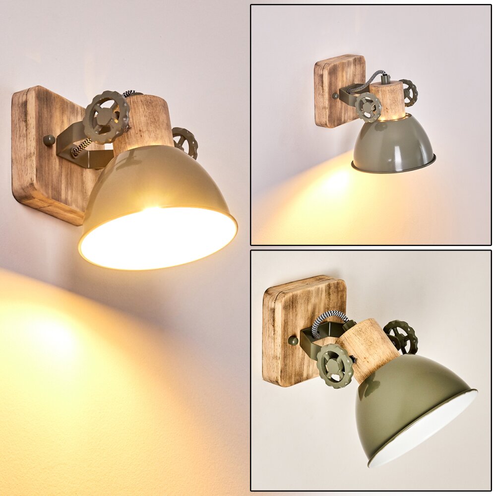 Orny Vägglampa Trä ljus, 1-ljuskällor main product photo
