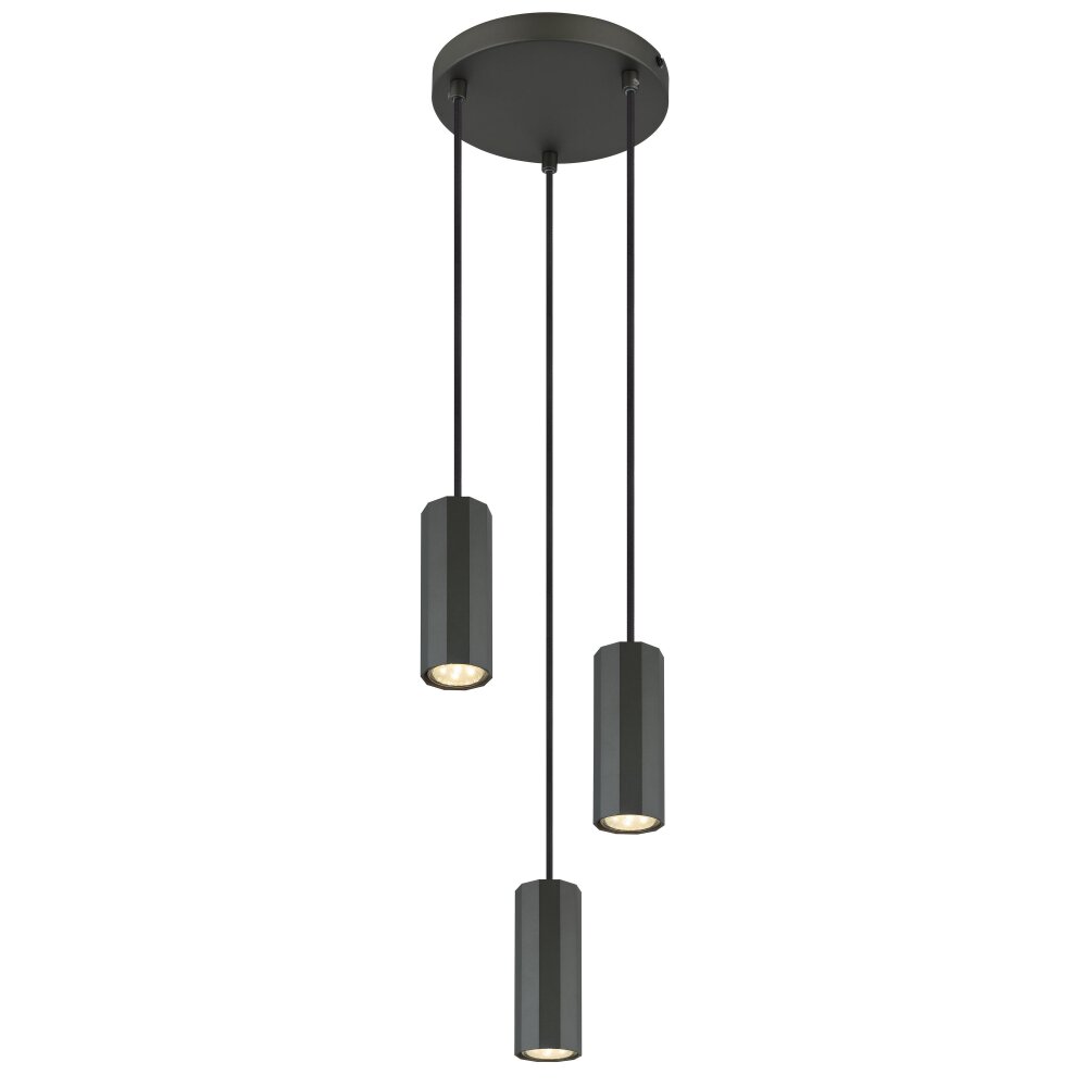 Globo James Pendellampa Grått, 3-ljuskällor main product photo