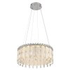 Globo Klunka Pendellampa LED Krom, 1-ljuskällor, Fjärrkontroll