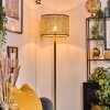 Ramila Golvlampa Naturfärger, Svart, 1-ljuskällor