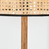 Ramila Golvlampa Naturfärger, Svart, 1-ljuskällor