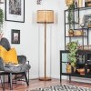Ramila Golvlampa Naturfärger, Svart, 1-ljuskällor