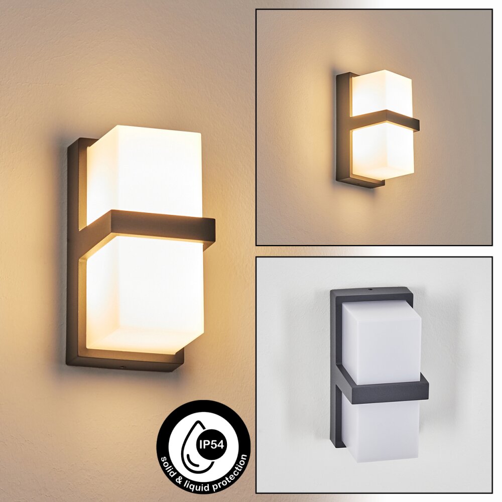 Antua vägglampa utomhus, Up & Down Lampa Antracit, 1-ljuskällor main product photo
