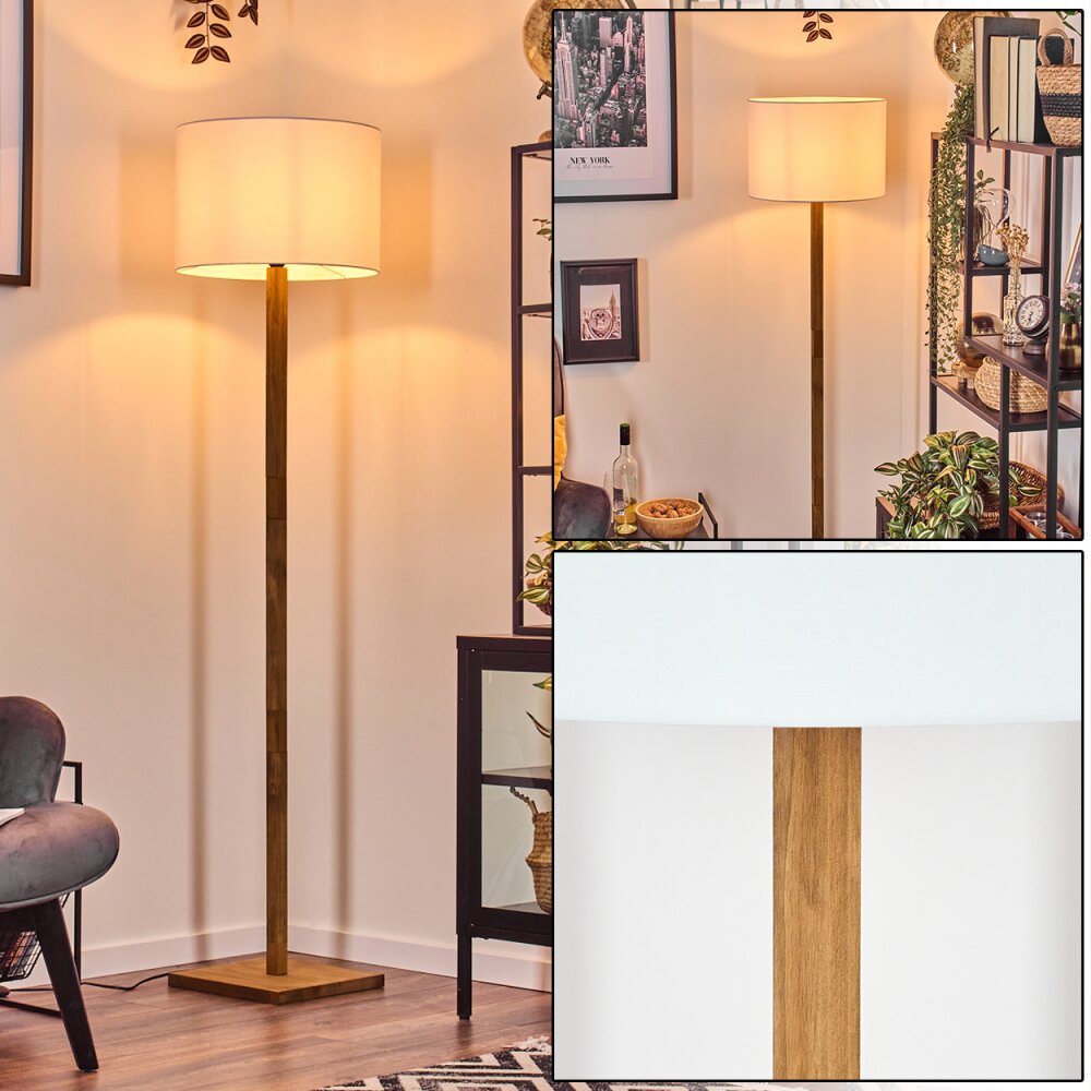 Bassagoda Golvlampa Naturfärger, Svart, 1-ljuskällor main product photo