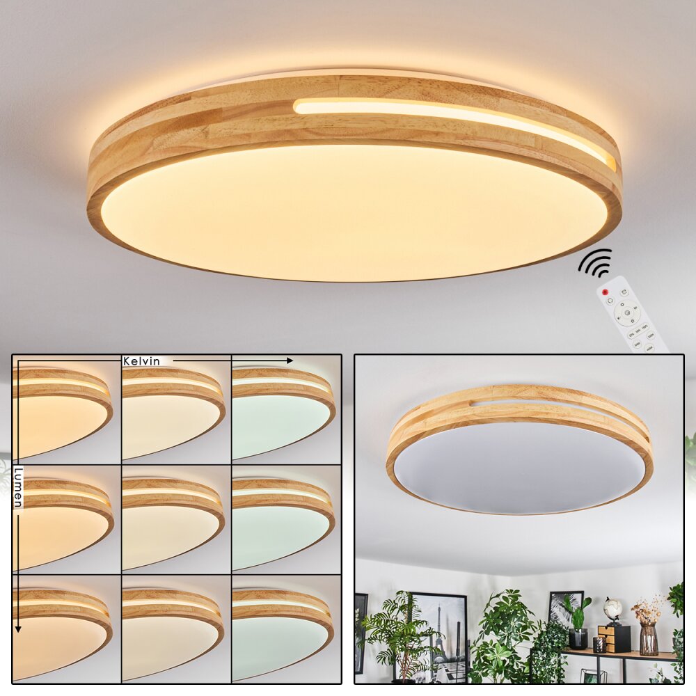 Sofo Taklampa, Panel LED Vit, 1-ljuskällor, Fjärrkontroll main product photo