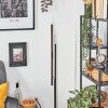 Specksta Golvlampa LED Kopparfärg, Svart, Silver, 3-ljuskällor