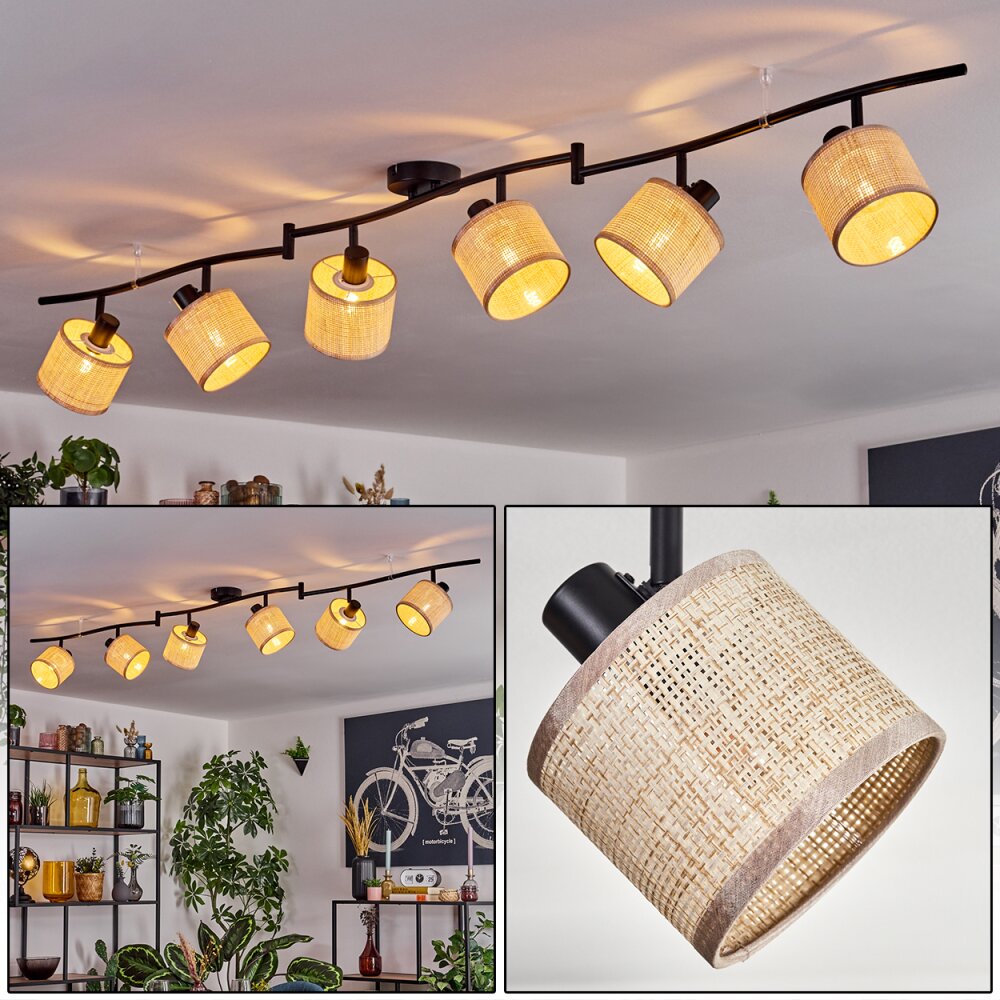 Sabadim Taklampa Beige, Naturfärger, 6-ljuskällor main product photo