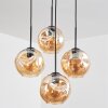 Ripoll Pendellampa, kullampa, Pendelbelysning Amber, 4-ljuskällor