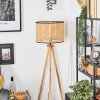 Ramila Golvlampa Naturfärger, Svart, 1-ljuskällor