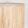 Bongal Golvlampa Naturfärger, Svart, 1-ljuskällor