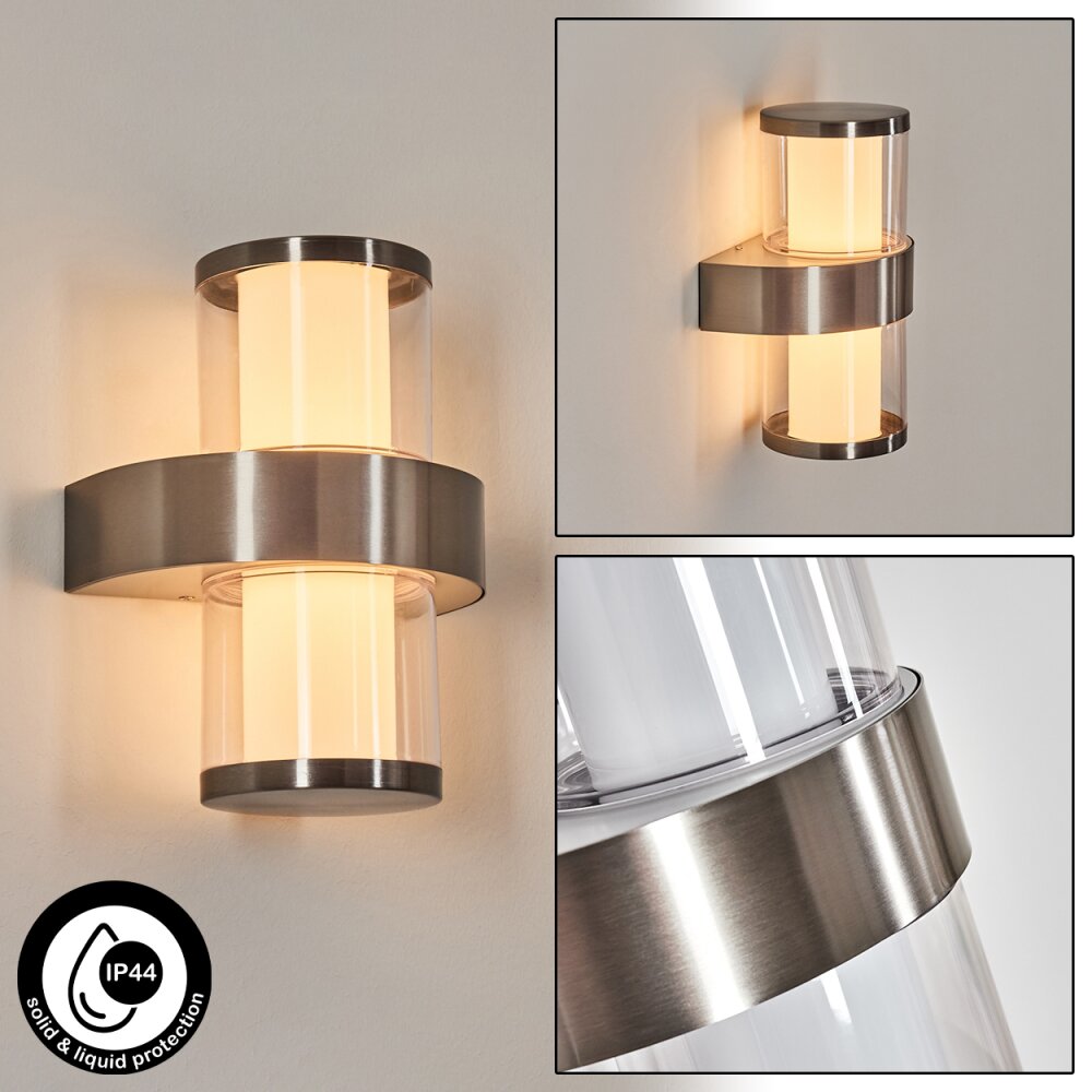 Blinneberg Utomhusbelysning, vägglampa utomhus LED Nickel matt, 2-ljuskällor main product photo