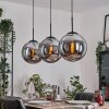 Gastor Pendellampa, kullampa, Pendelbelysning Rökfärger, 3-ljuskällor