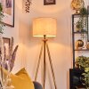 Bassagoda Golvlampa Naturfärger, Svart, 1-ljuskällor