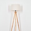 Bassagoda Golvlampa Naturfärger, Svart, 1-ljuskällor