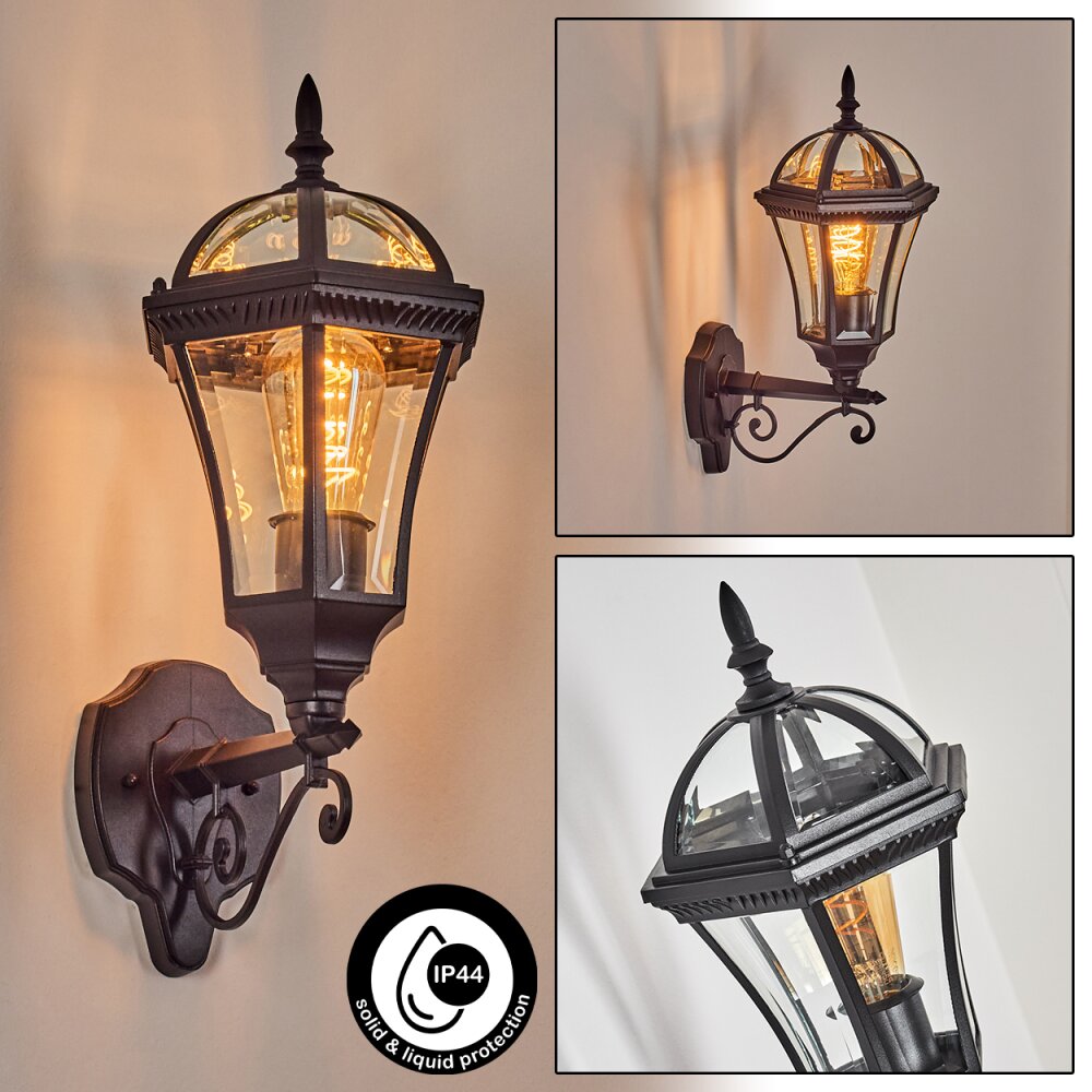 Lavajo Utomhusbelysning, vägglampa utomhus Svart, 1-ljuskällor main product photo
