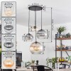 Koyoto Pendellampa, kullampa, Pendelbelysning Amber, Klart, Rökfärger, 4-ljuskällor
