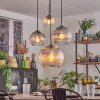 Koyoto Pendellampa, kullampa, Pendelbelysning Amber, Klart, Rökfärger, 4-ljuskällor