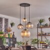 Koyoto Pendellampa, kullampa, Pendelbelysning Amber, Klart, Rökfärger, 4-ljuskällor