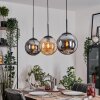 Gastor Pendellampa, kullampa, Pendelbelysning Amber, Rökfärger, 3-ljuskällor