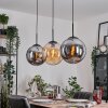 Gastor Pendellampa, kullampa, Pendelbelysning Amber, Rökfärger, 3-ljuskällor