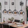 Gastor Pendellampa, kullampa, Pendelbelysning Klart, Rökfärger, 4-ljuskällor
