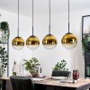 Gastor Pendellampa, kullampa, Pendelbelysning Guld, Klart, 4-ljuskällor