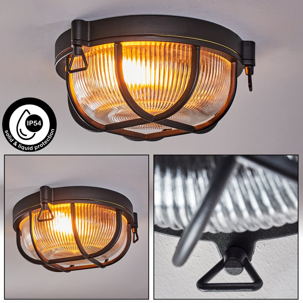 Godel Taklampa för utomhusbruk, Taklampa Svart, 1-ljuskällor main product photo