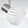 Dysted Taklampa, kullampa Nickel matt, 4-ljuskällor