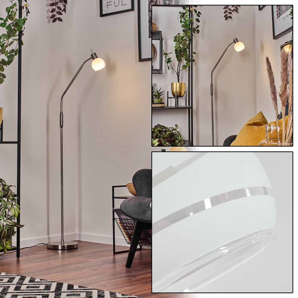 Warga kullampa, Golvlampa Nickel matt, 1-ljuskällor main product photo
