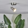 Gropptorp Taklampa, Takstrålkastare Nickel matt, 1-ljuskällor
